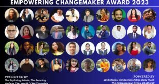 The Exploring Minds has announced the launch of the "EMPOWERING CHANGEMAKER AWARD."