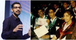 "Sundar Pichai's IIT Days Captured in Rare Throwback Photo Shared by Batchmate's Daughter"