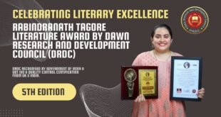 Celebrating Excellence: Winners of the 5th Rabindranath Tagore Literature Award Announced.