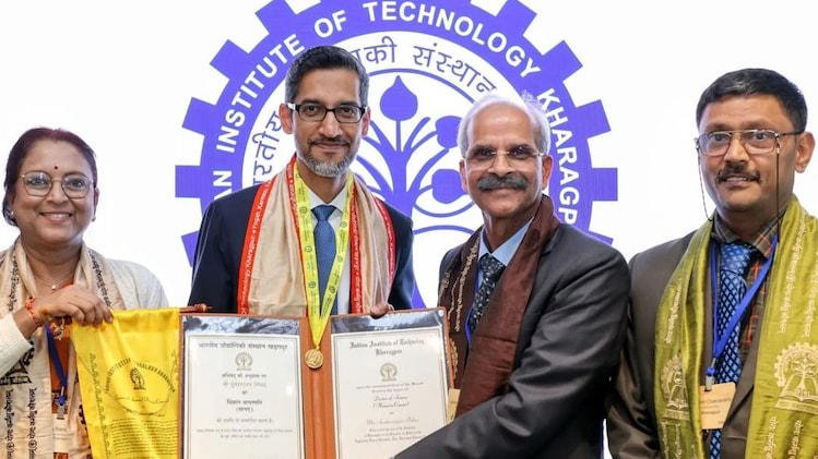 Google CEO Sundar Pichai Receives Honorary Doctorate from IIT Kharagpur