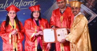 Dr. Nilesh Madhukar Rane of Nashik was awarded PhD (Honorary) degree from Europe for his work in social and sports field.