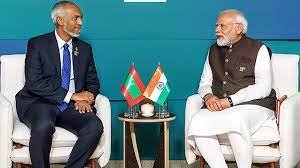 
"Maldives President Expresses Gratitude to India for Debt Relief, Aims for Free Trade Agreement"






