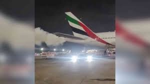 Smoke Erupts from Dubai-Bound Emirates Flight at Chennai Airport, Passengers Unharmed