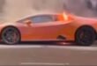 Lamborghini Huracan Catches Fire on Mumbai's Coastal Road, No Injuries Reported