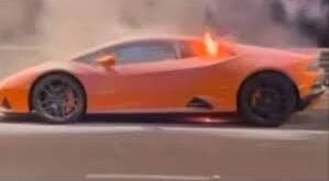 Lamborghini Huracan Catches Fire on Mumbai's Coastal Road, No Injuries Reported