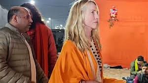 Steve Jobs' Wife 'Kamala' Attends Maha Kumbh, Prepares for Holy Dip in River Ganga