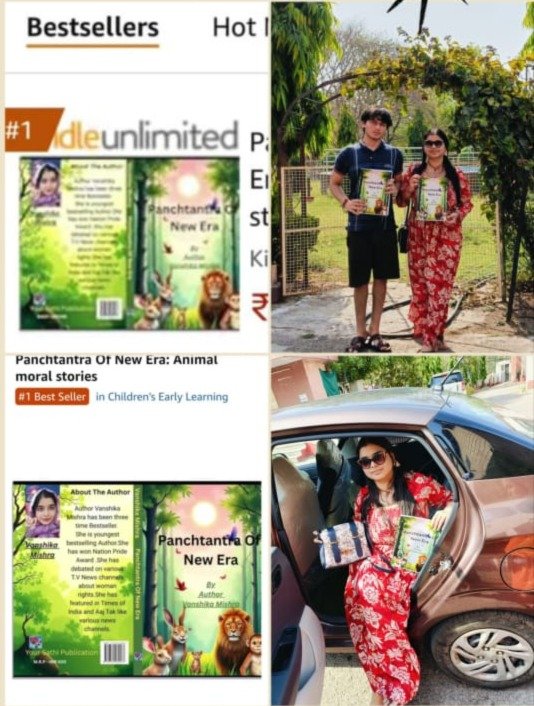 Author Vanshika Mishra Scores Big with “Panchtantra Of New Era” Topping Amazon’s Bestseller List.
