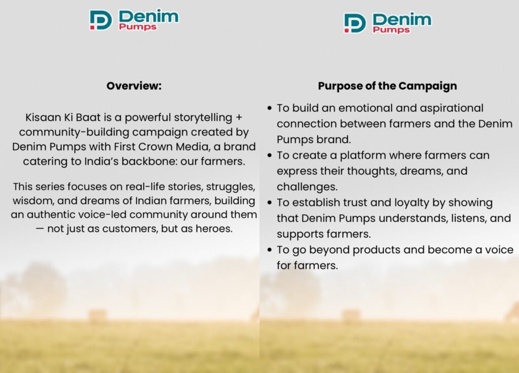 Denim Pumps Launches ‘Kisaan Ki Baat’