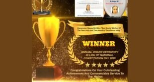 Karamveer Mayaa SH Wins Best Social Worker of the Year 2025 & Award of Excellence | Women Empowerment Leader