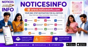 Notices Info: A Global Digital Platform for Public Notices, Announcements, and Community Connections