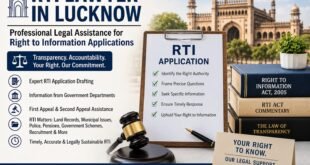 RTI Lawyer in Lucknow: Professional Legal Assistance for Right to Information Applications