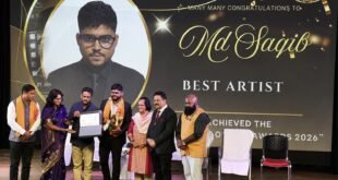 Young Artist Md Saqib Honoured with National Icon of Odisha Award 2026